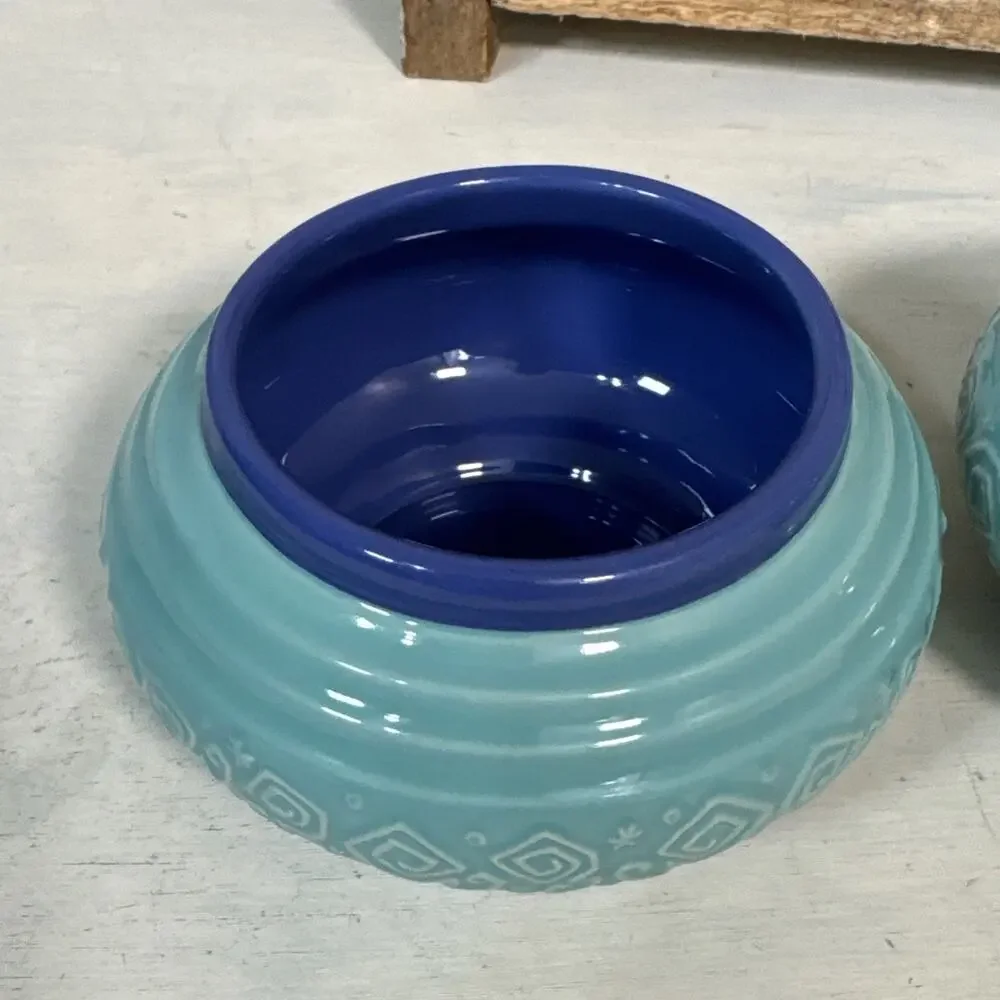 Disney Parks Disneyland Set Of 3 Lantern Mini Bowls Mad Tea Party Attraction New